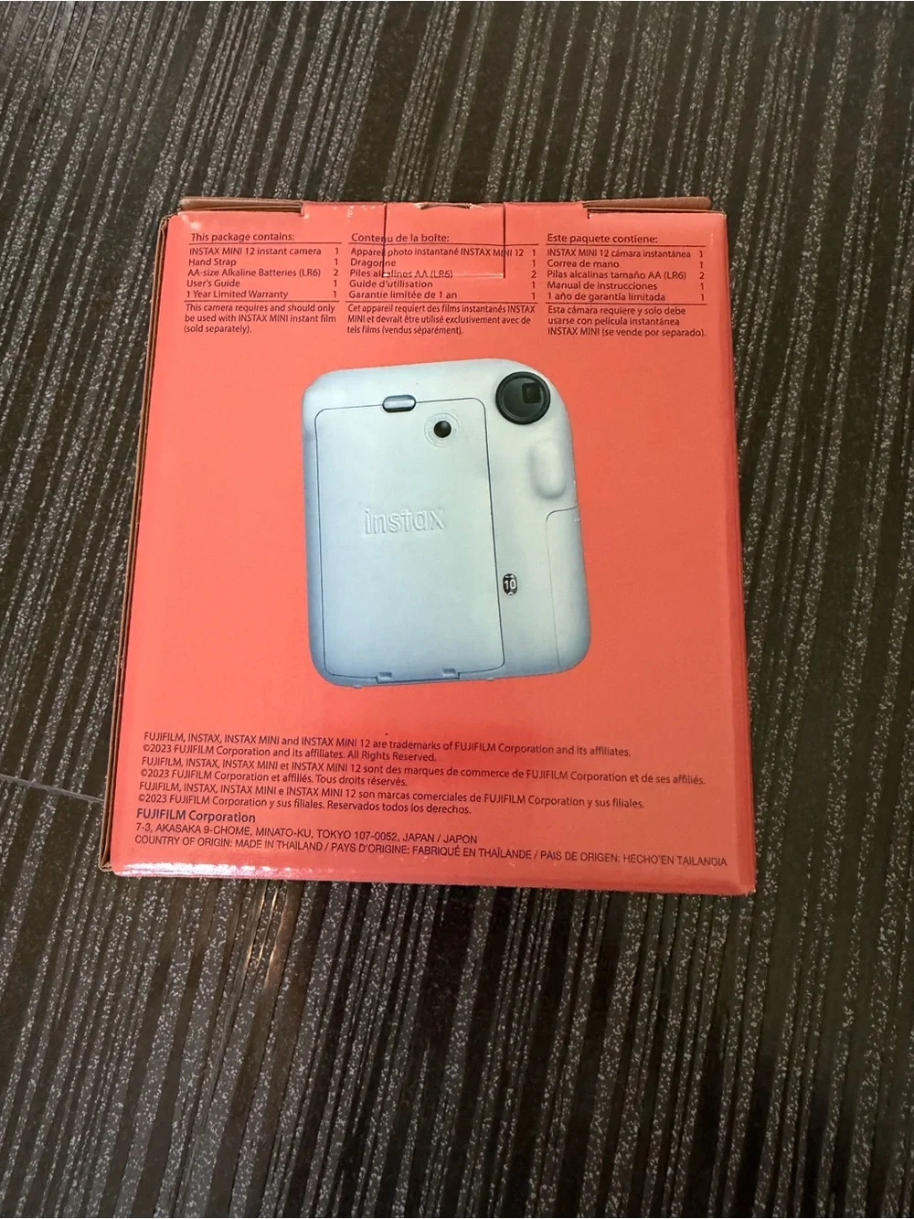 Fujifilm Instax Mini 12 Pastel Blue Instant Camera